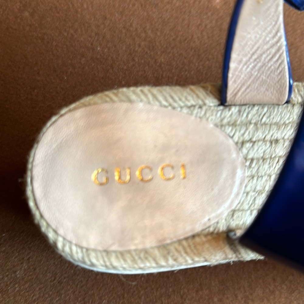 Gucci Sefir espadrille platform worn once - Picture 4 of 6